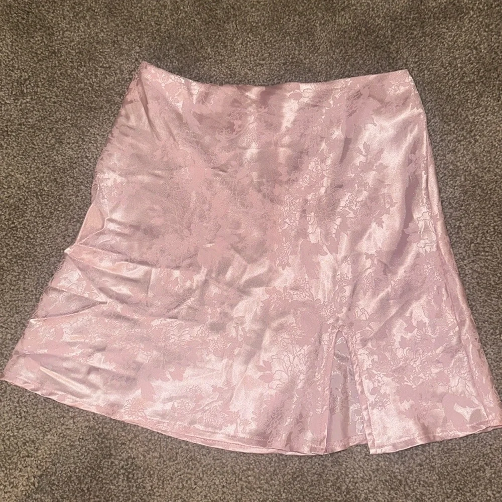 Princess Polly Pink Satin Mini Skirt - Picture 2 of 2